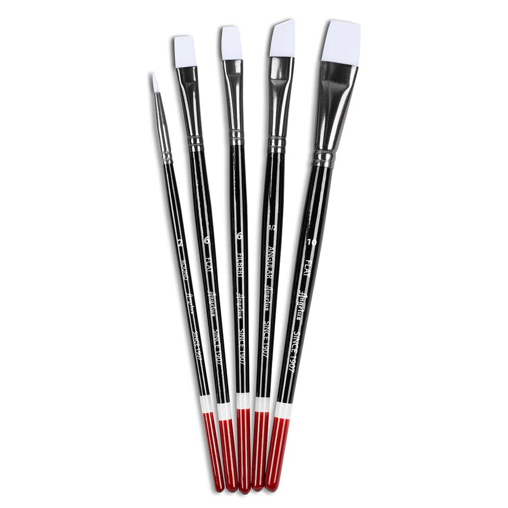 Angelus Paint Brushes 5 Piece Set