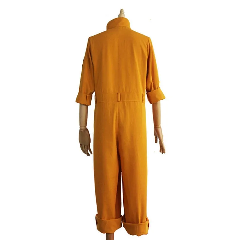 Anime Fire Force Shinra Kusakabe Cosplay Costume Jumpsuit Arthur Boyle Man Orange Team Uniform Suit