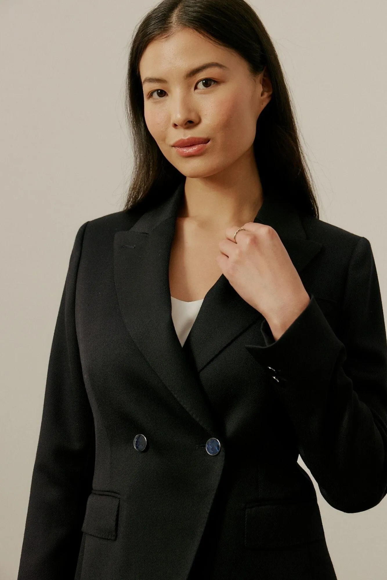 Ariana Suit - Navy English Wool Twill