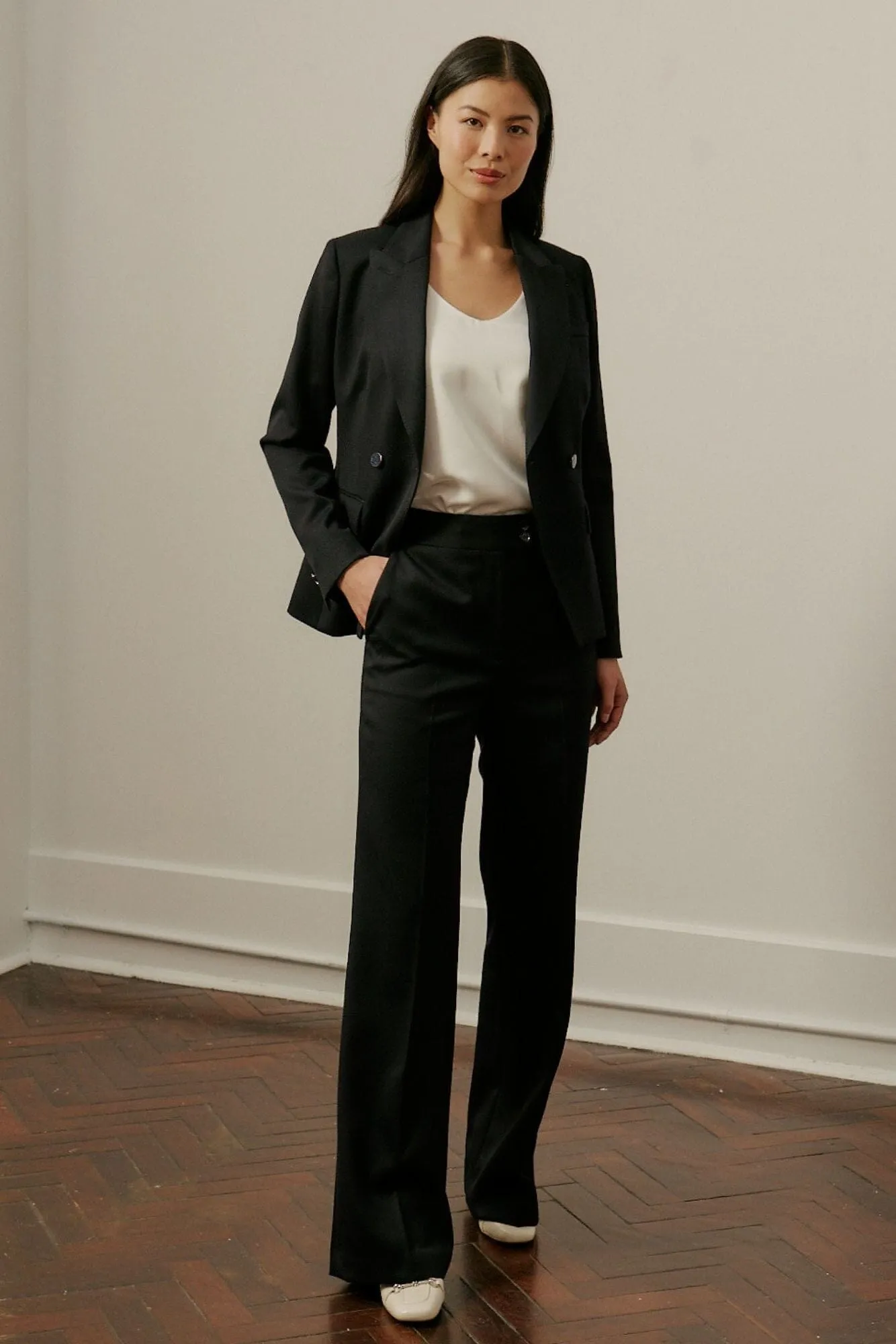 Ariana Suit - Navy English Wool Twill