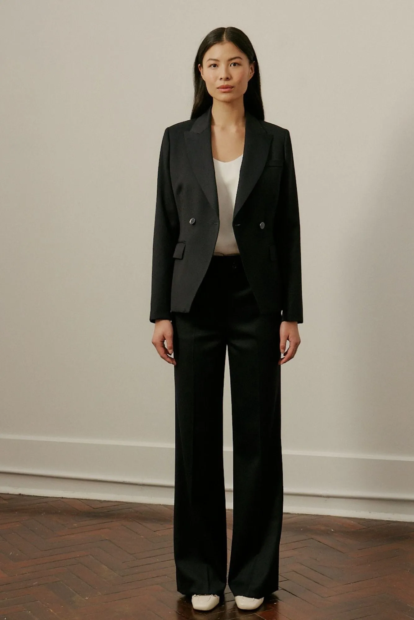 Ariana Suit - Navy English Wool Twill