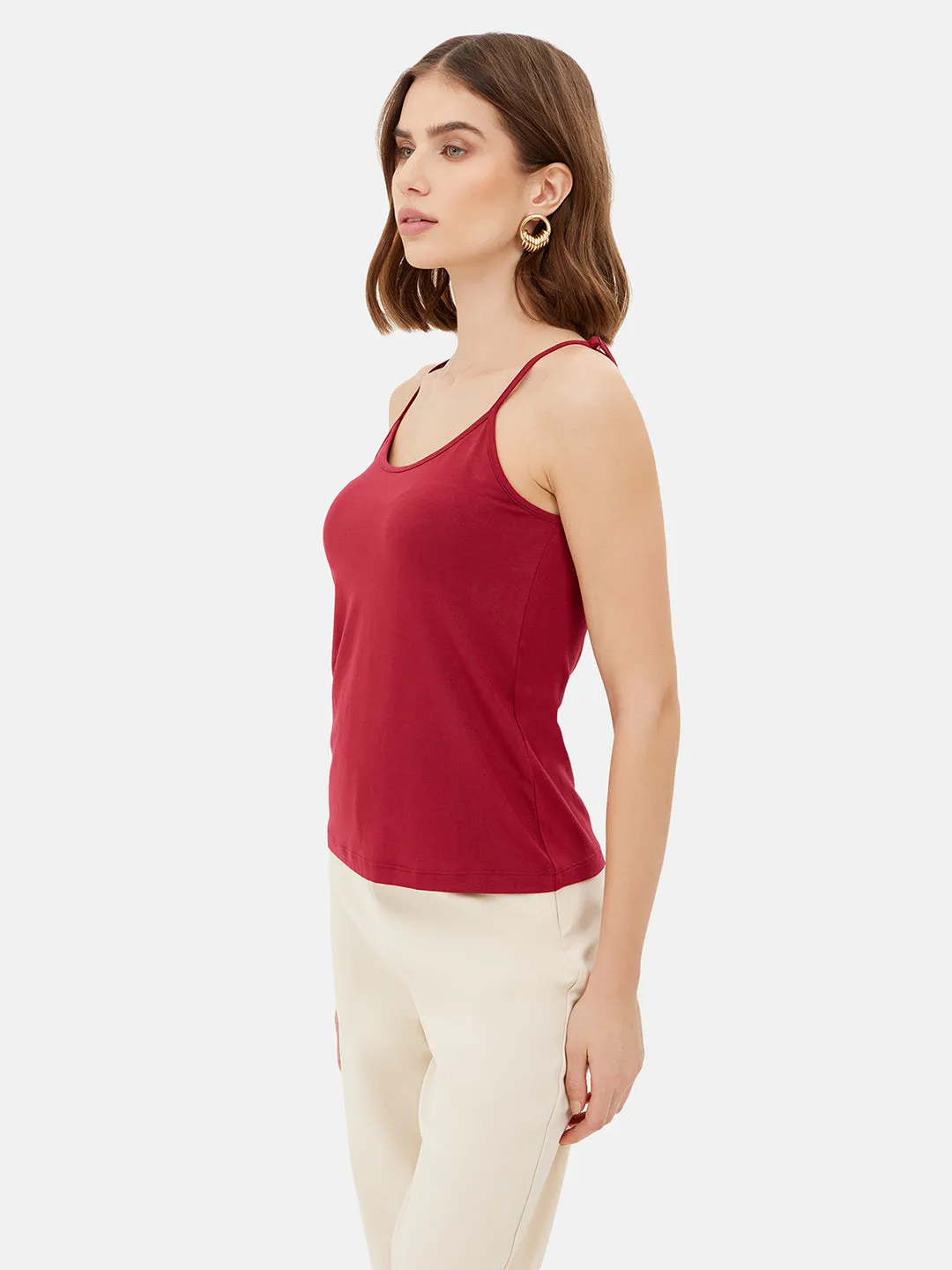 Basic Camisole With Adjustable Straps