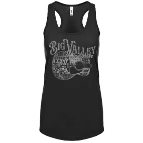 Big Valley Jamboree Women's Guitar Graphic Tank Top