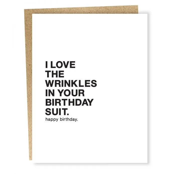 Birthday Suit Card