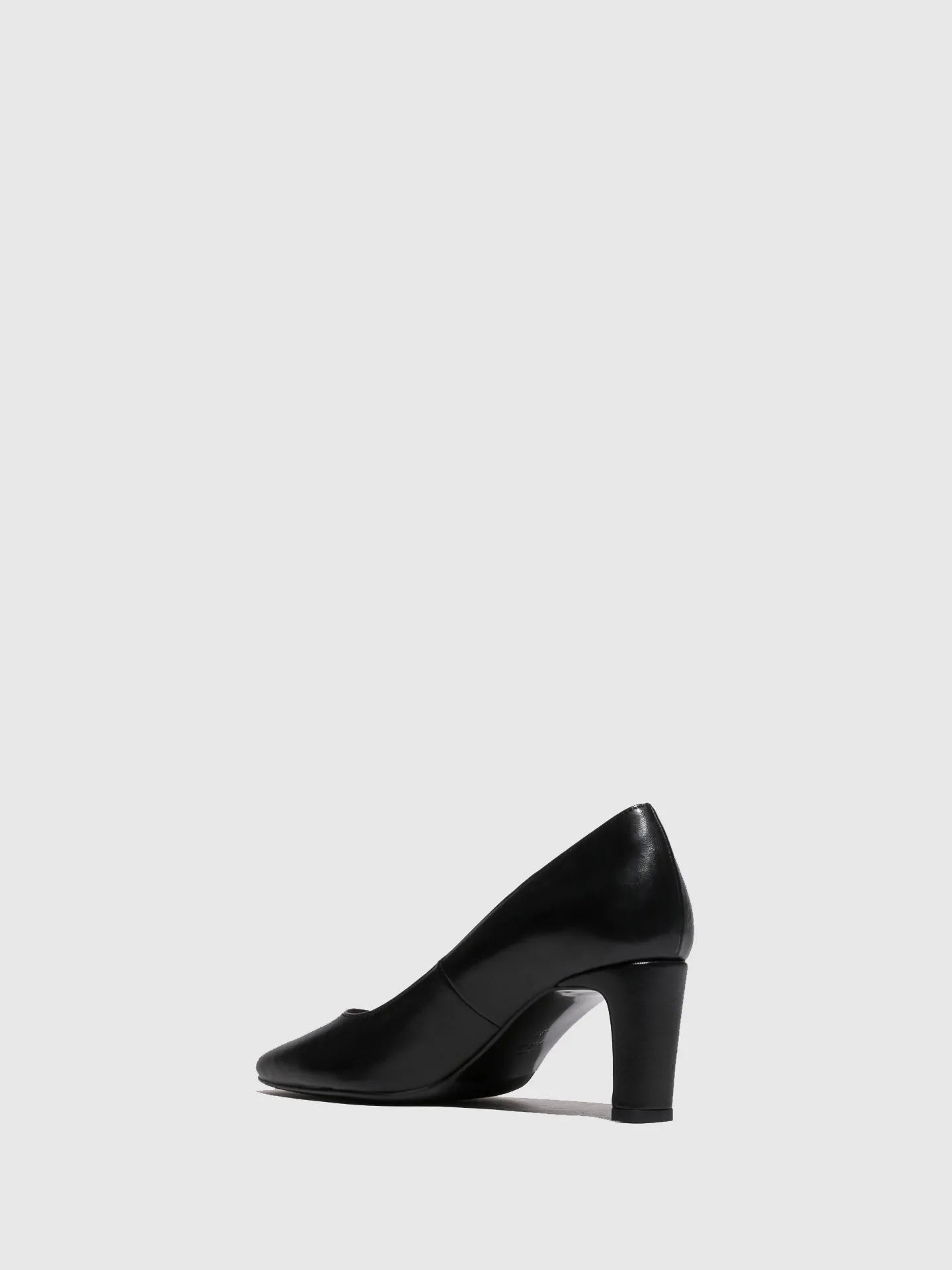 Black Chunky Heel Shoes