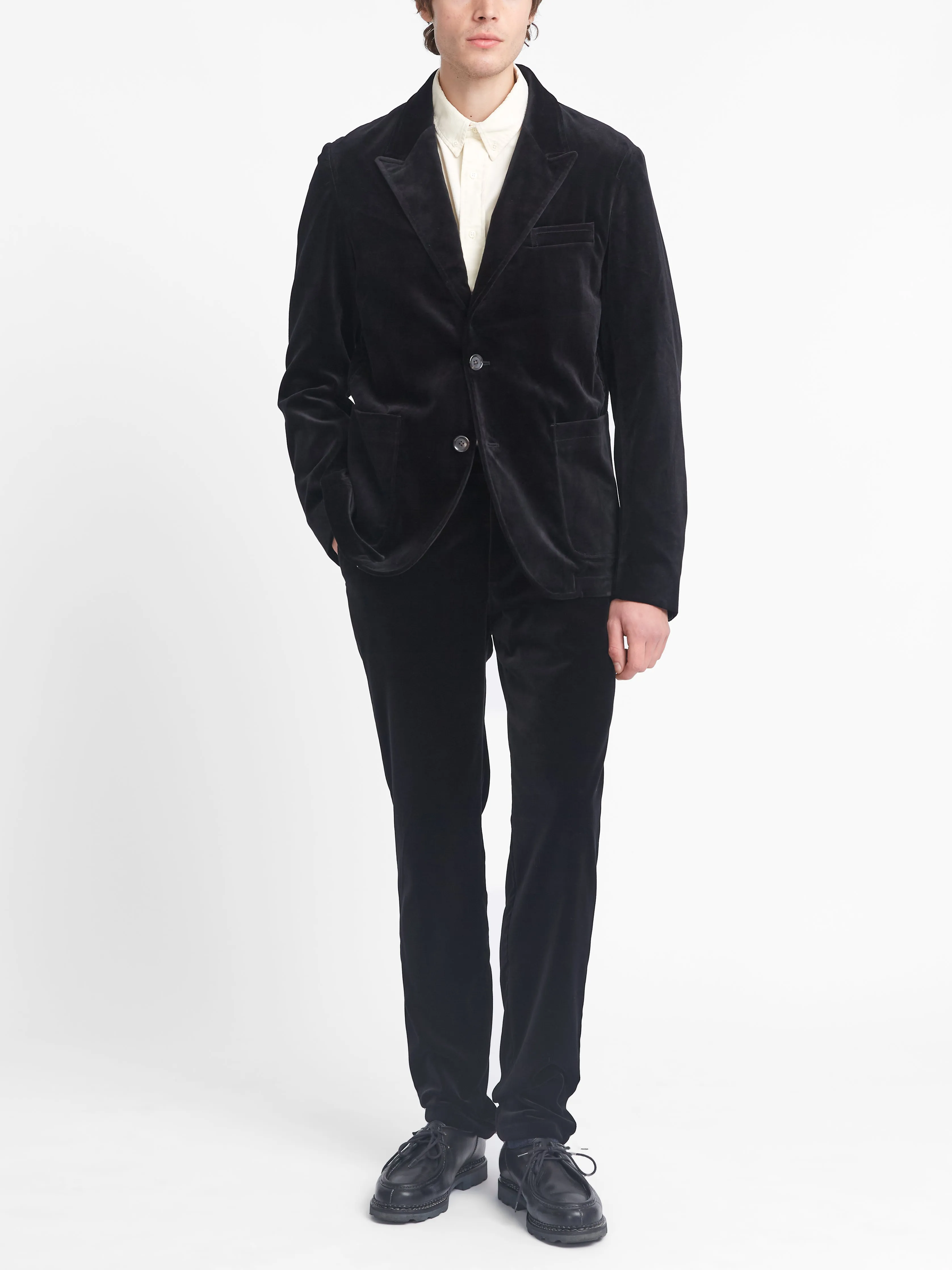 Black Velvet Mansfield Suit