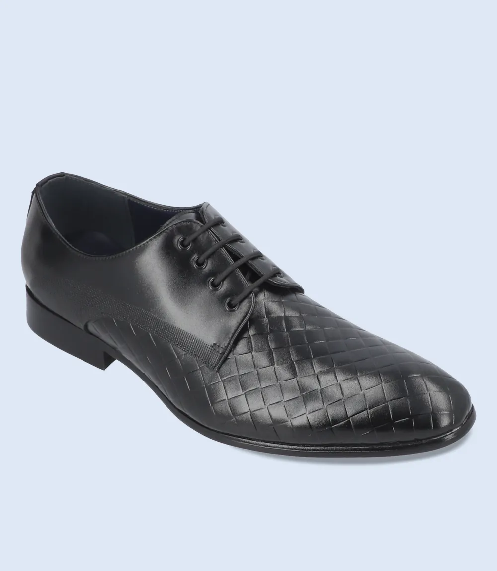 BM4124-BLACK-Men Lace up