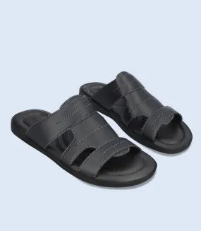 BM4982-BLACK-Men Slippers