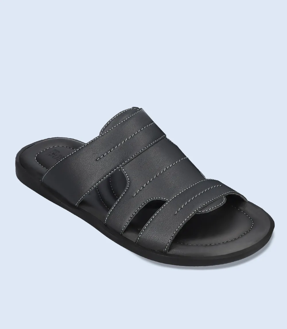 BM4982-BLACK-Men Slippers