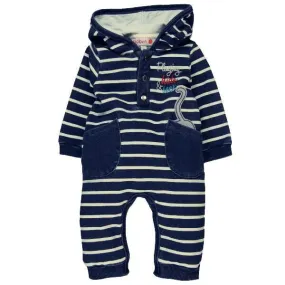 Boboli Play Suit - Navy Stripe