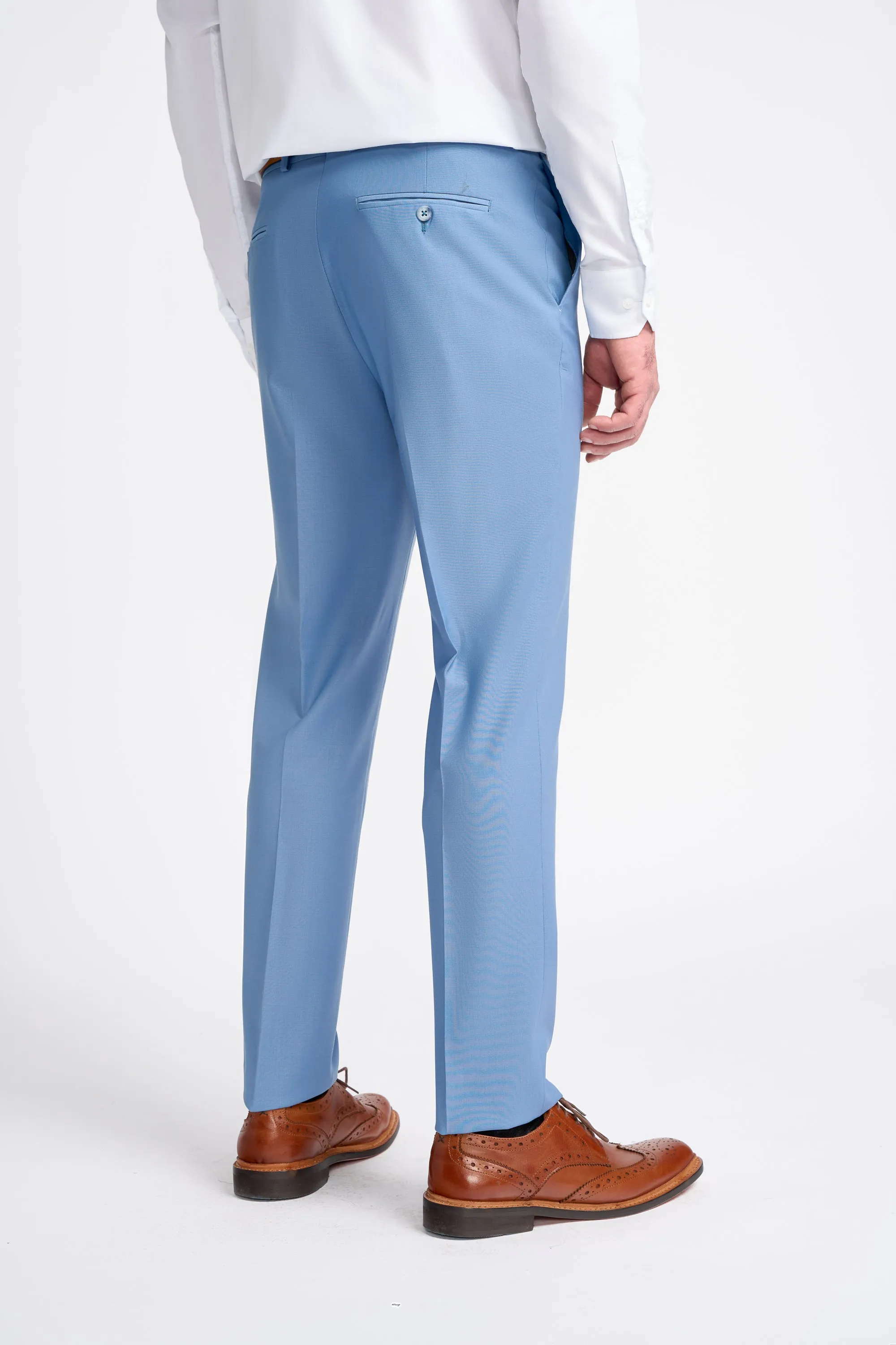 Bond Ocean Blue Three Piece Suit