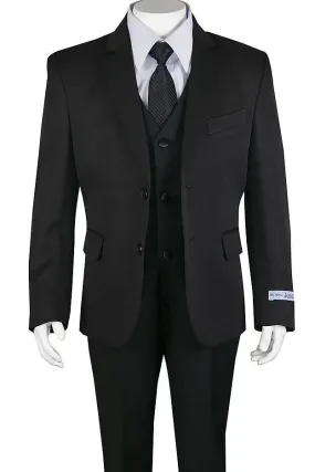 Boys 5 Piece Suit Color Black