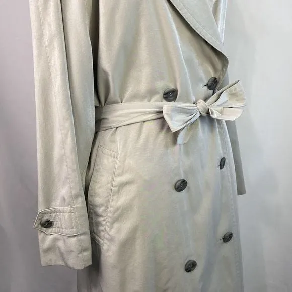 Burberry TanWool Lined Trench Jacket