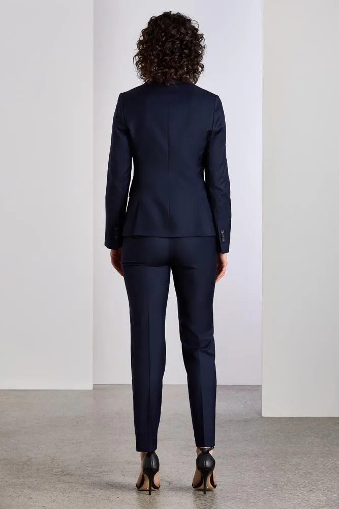 Camila Suit - Dark Navy Wool 2177