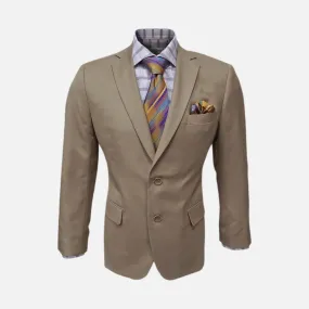 Clearance | Mens 100% Wool Suit | Camel