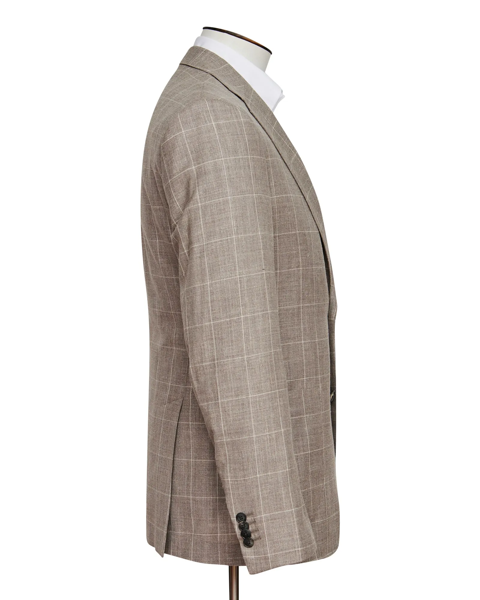 Corso Suit - Taupe Windowpane