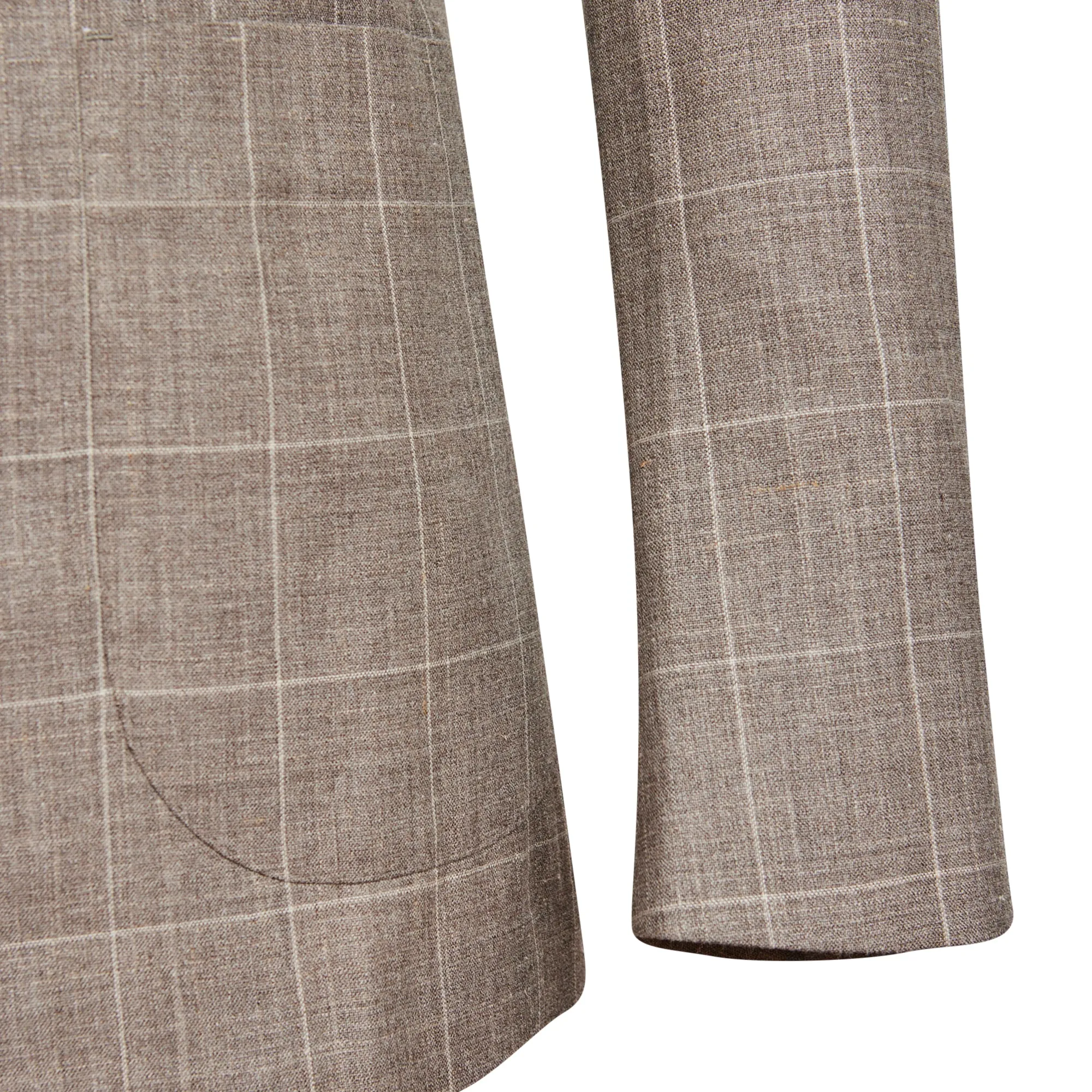 Corso Suit - Taupe Windowpane