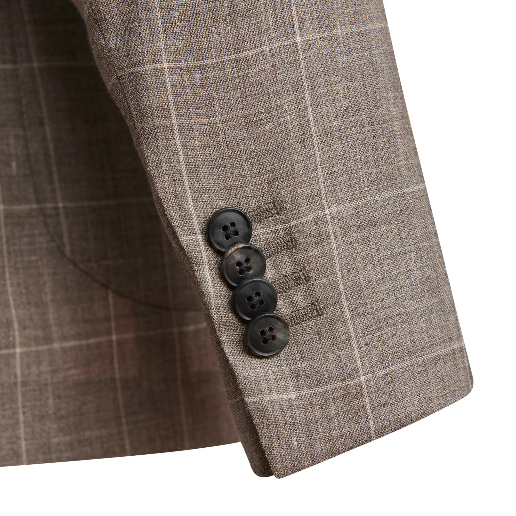 Corso Suit - Taupe Windowpane