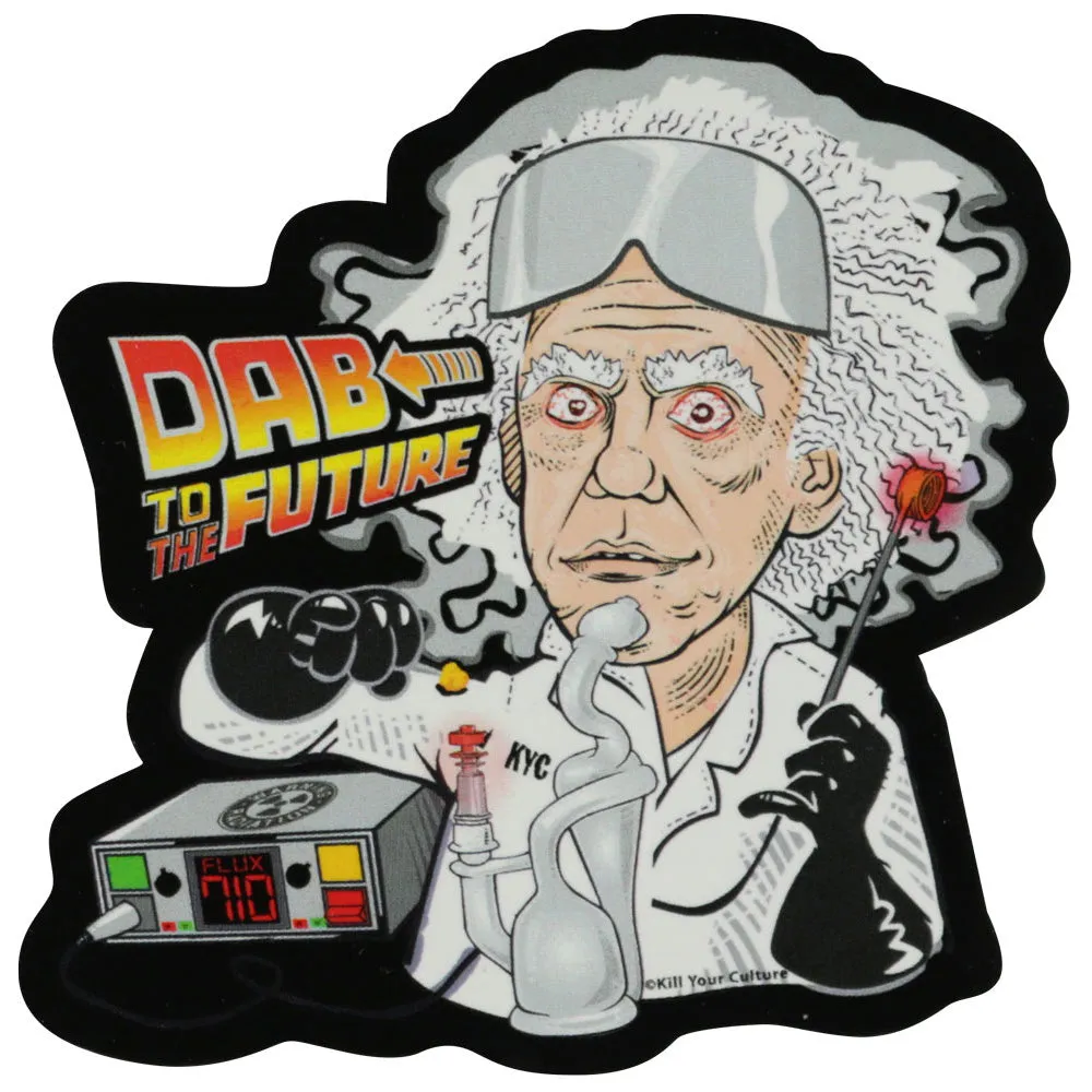 Dab to the Future Sticker