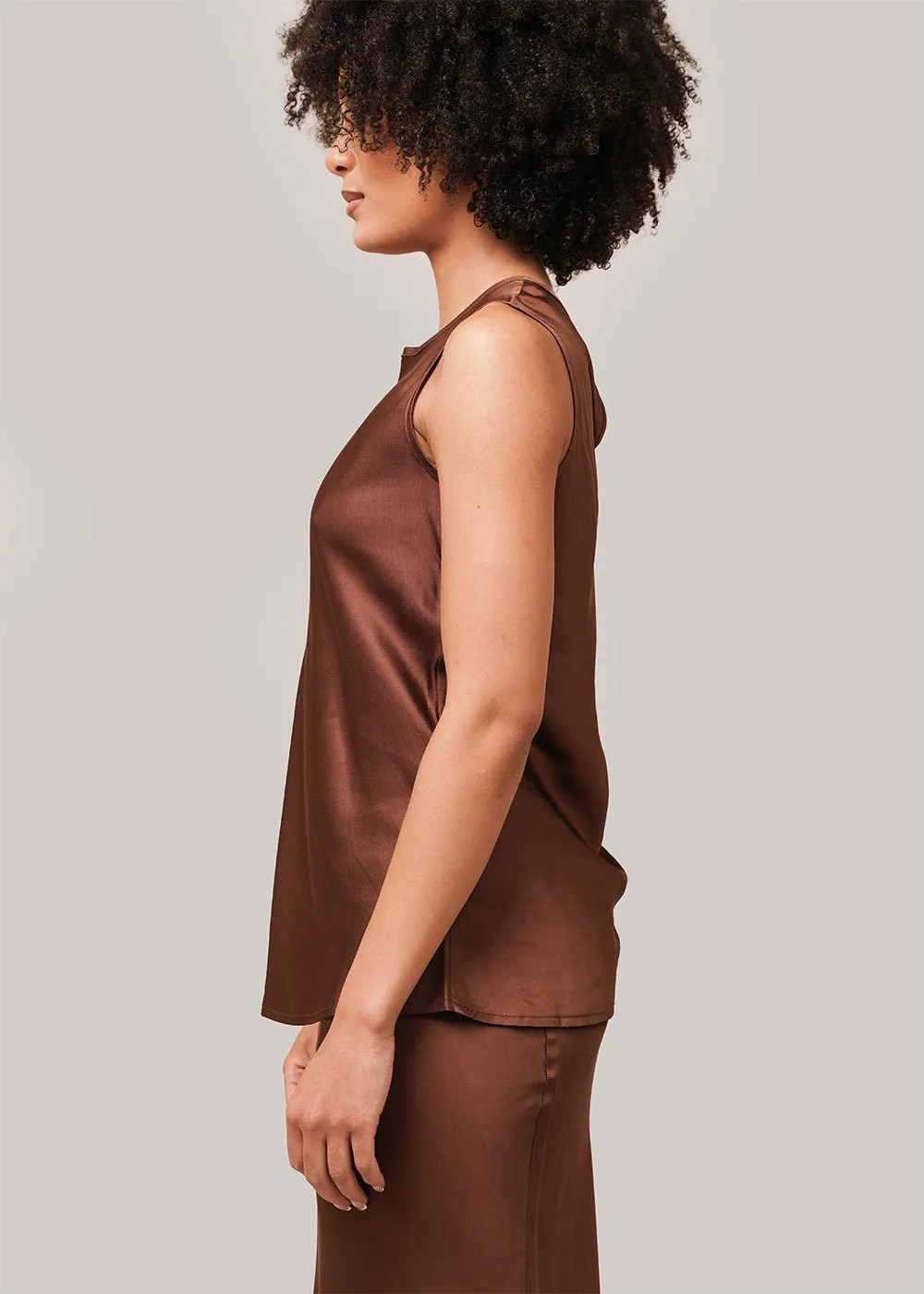 Dark Brown Dydine Tank Top