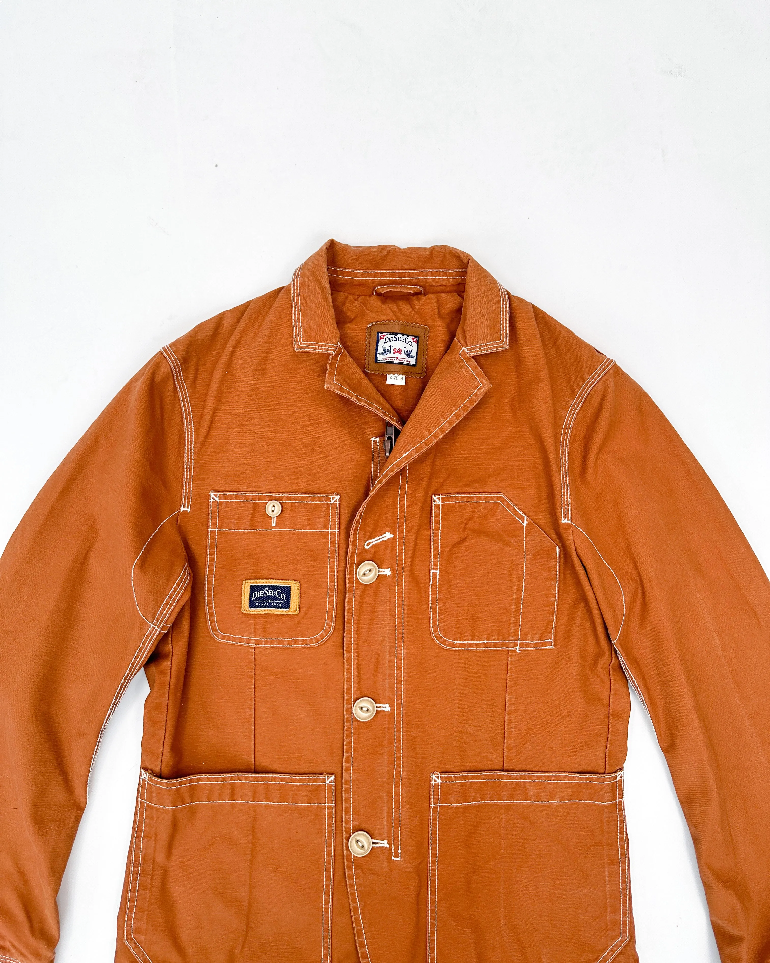 Diesel Orange WorkWear Jacket 1990's