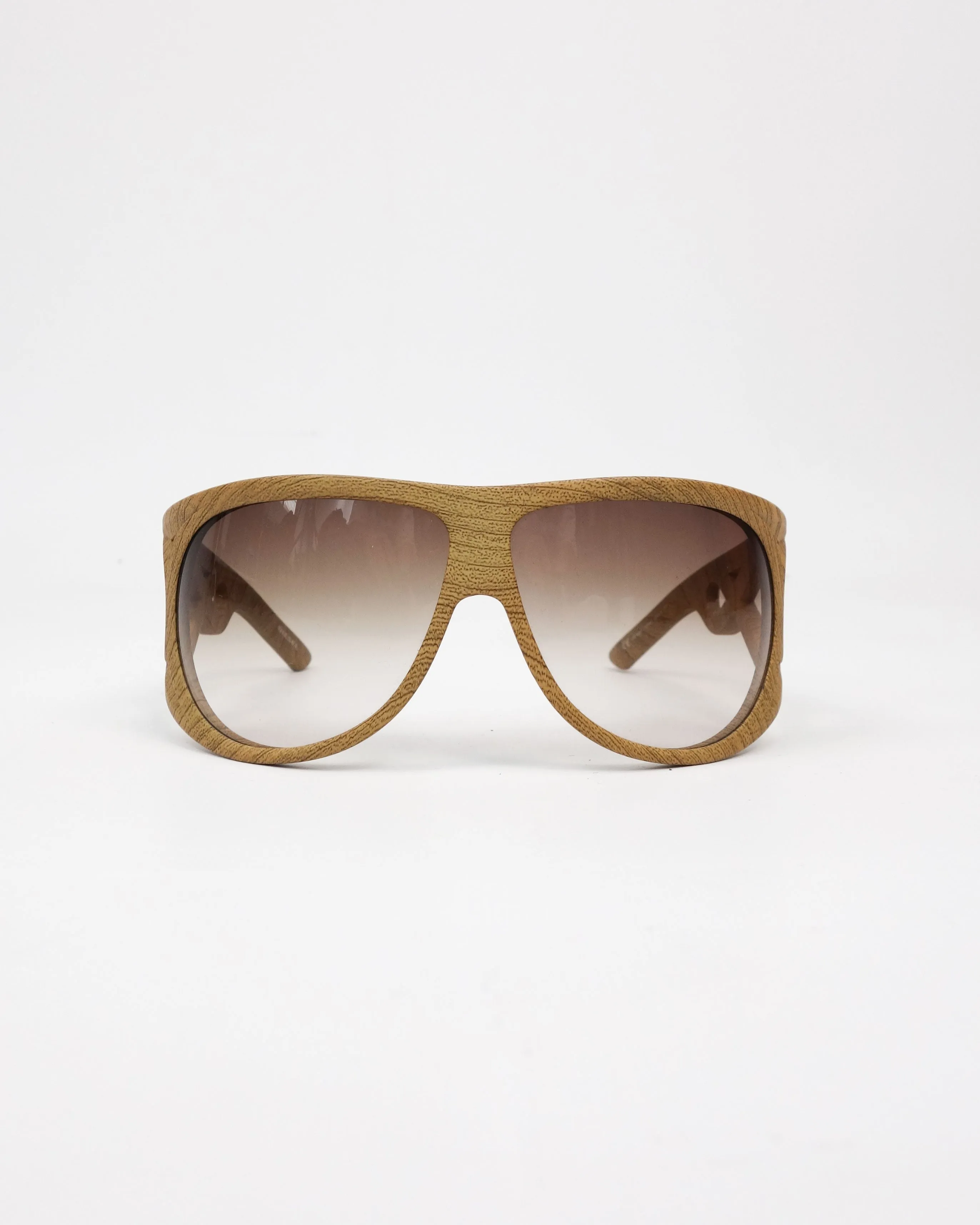 Diesel Wood Mask Sunglasses 2000's