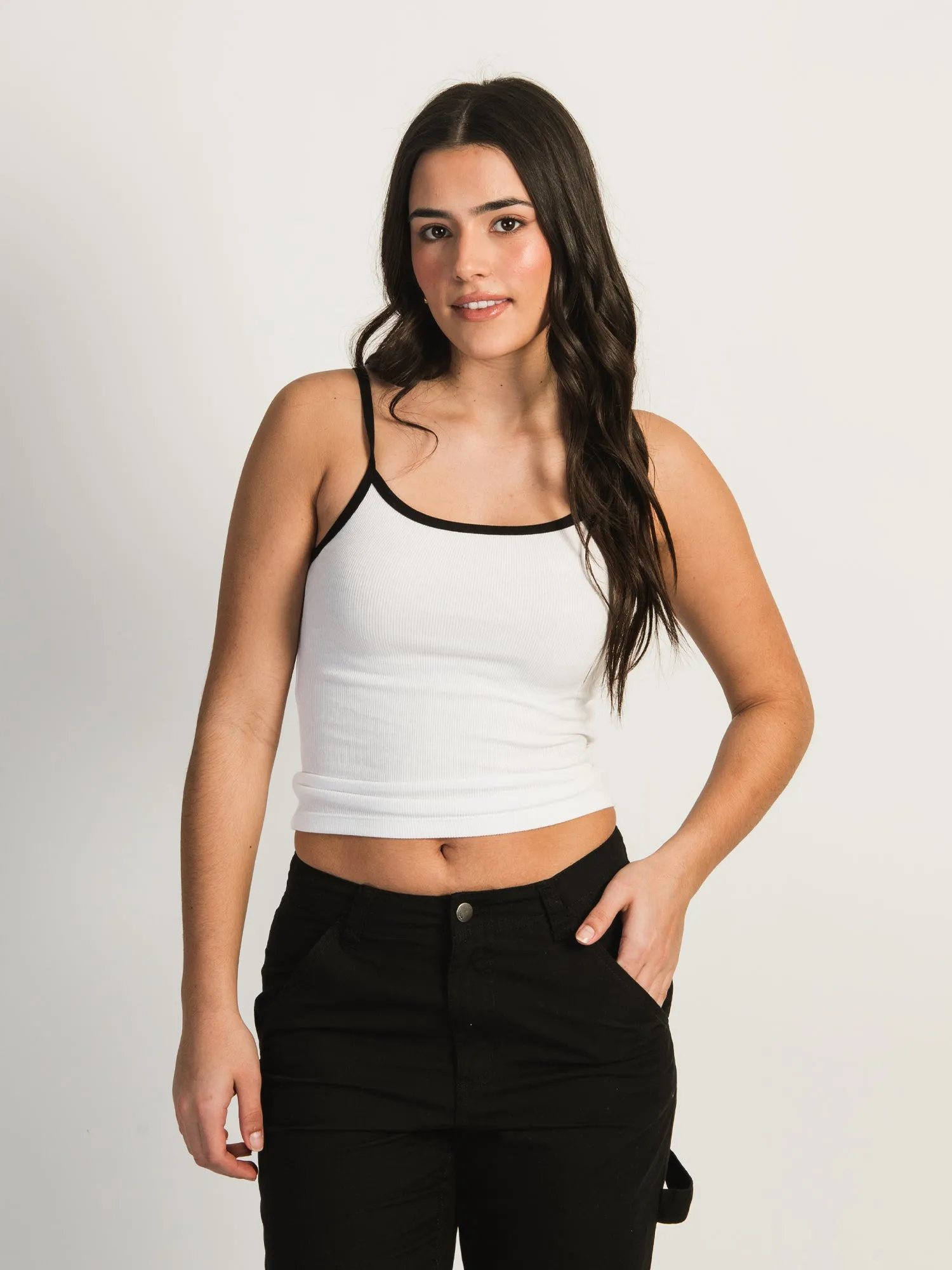 HARLOW LOGAN TANK TOP - WHITE