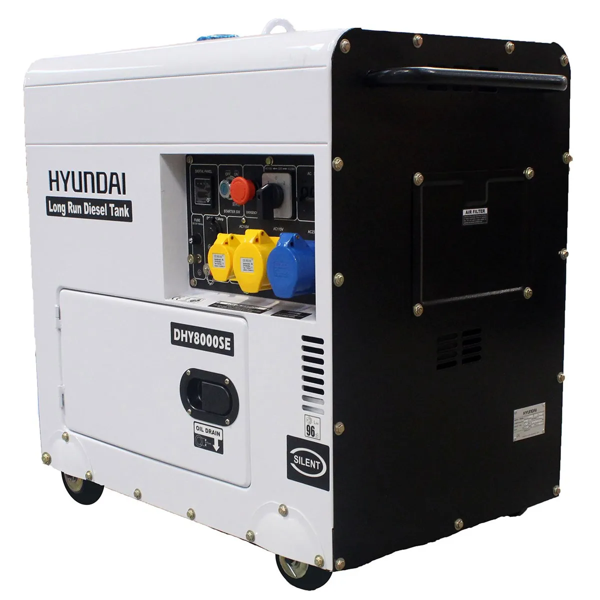 Hyundai DHY8000SELR  Long Run Diesel Generator 230V