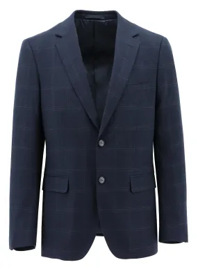 Jasper Edward Navy Checked Suit