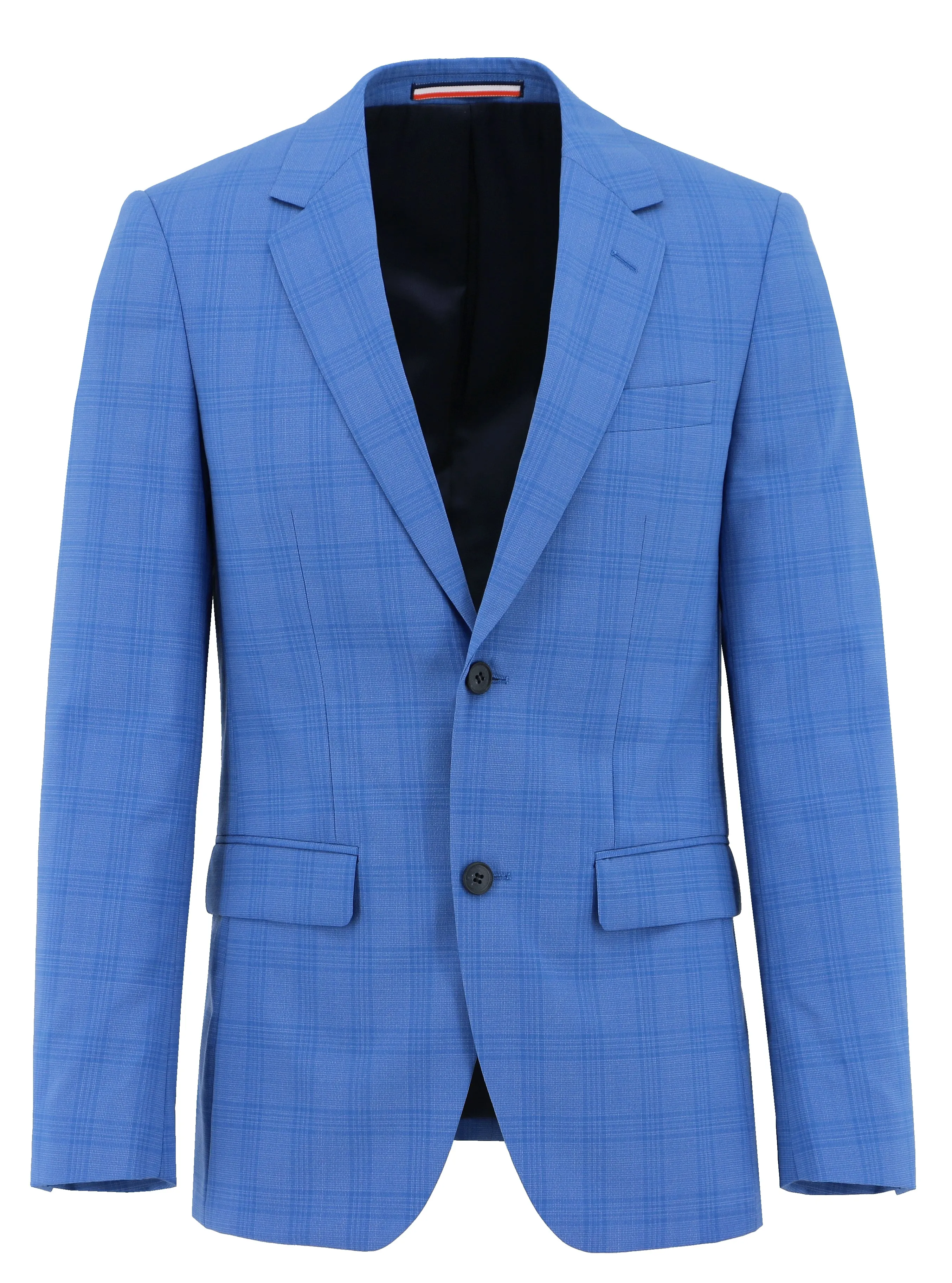 Lisbon Edward Blue Checked Suit