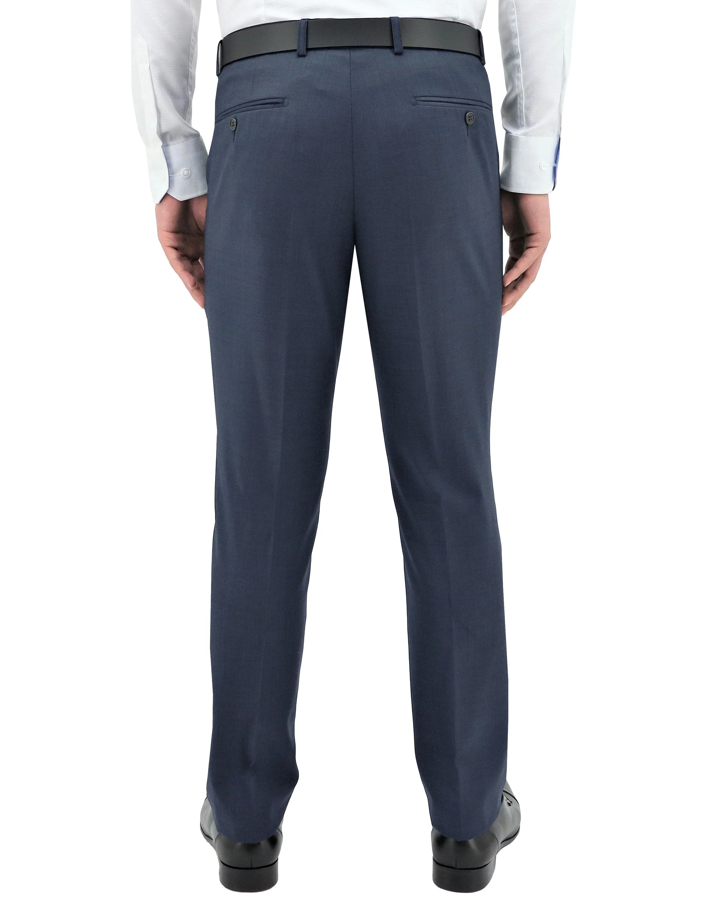 Lyon 704 Blue Wool Trouser