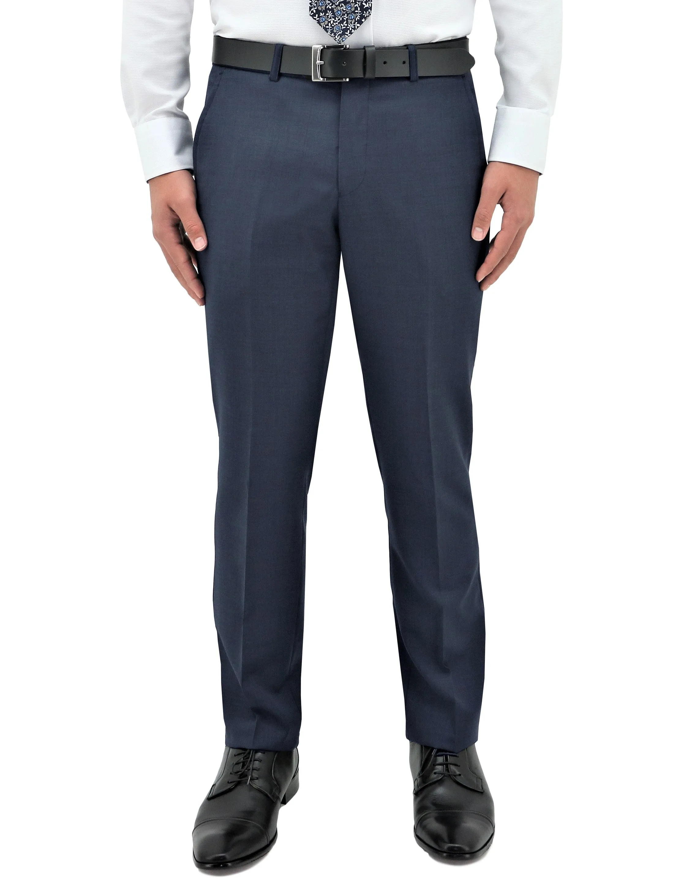 Lyon 704 Blue Wool Trouser