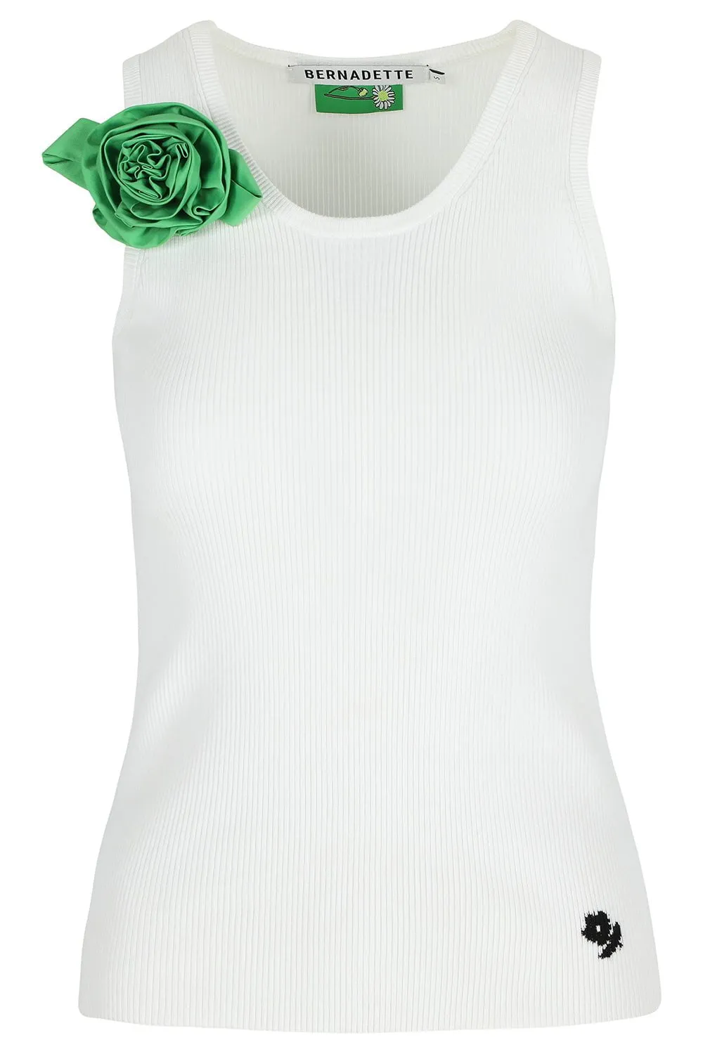 Marcel Top - Ivory Green