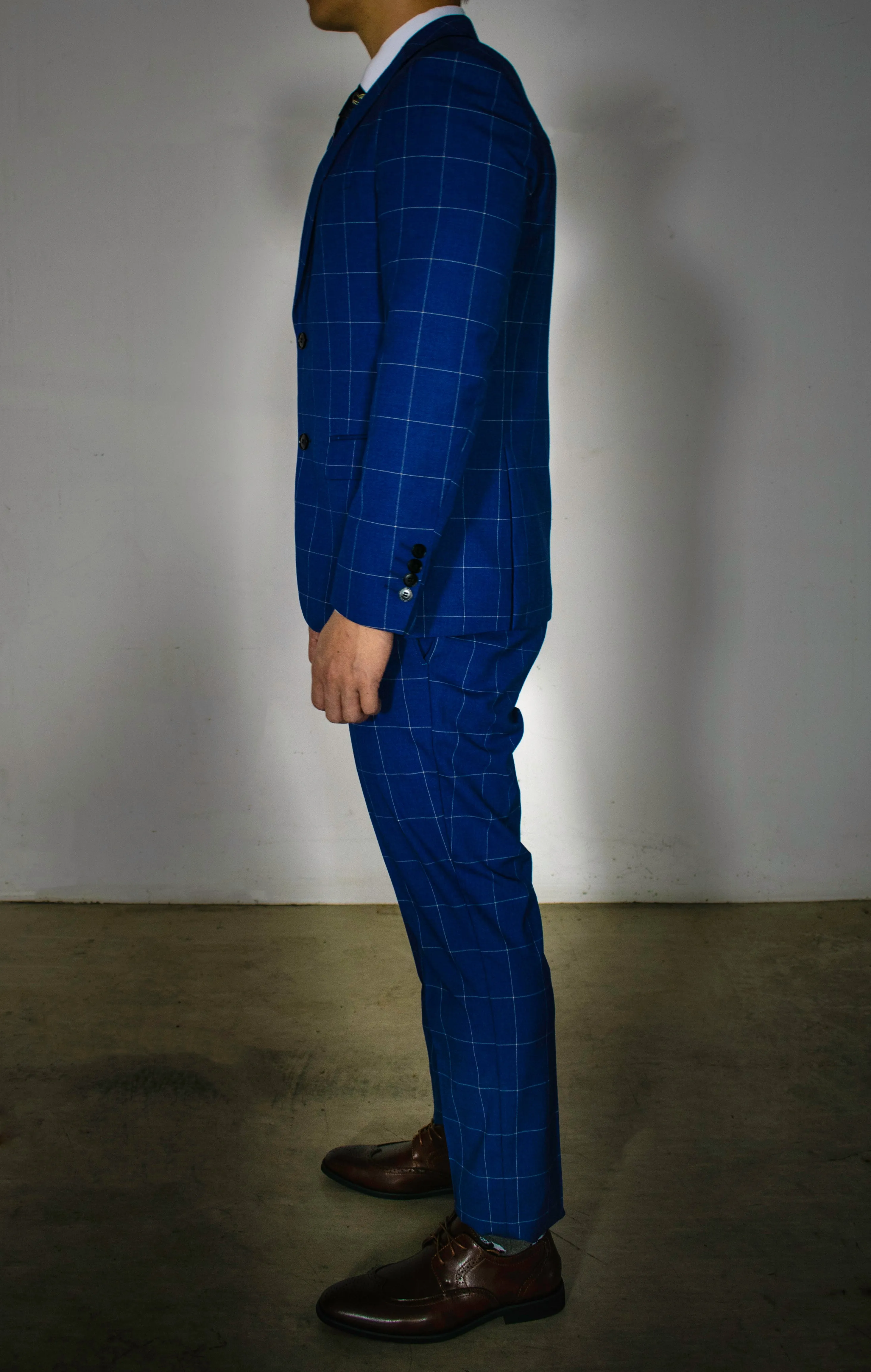 Mens Kingston Blue Suit