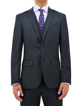 Michel 101 Navy Wool Suit Jacket