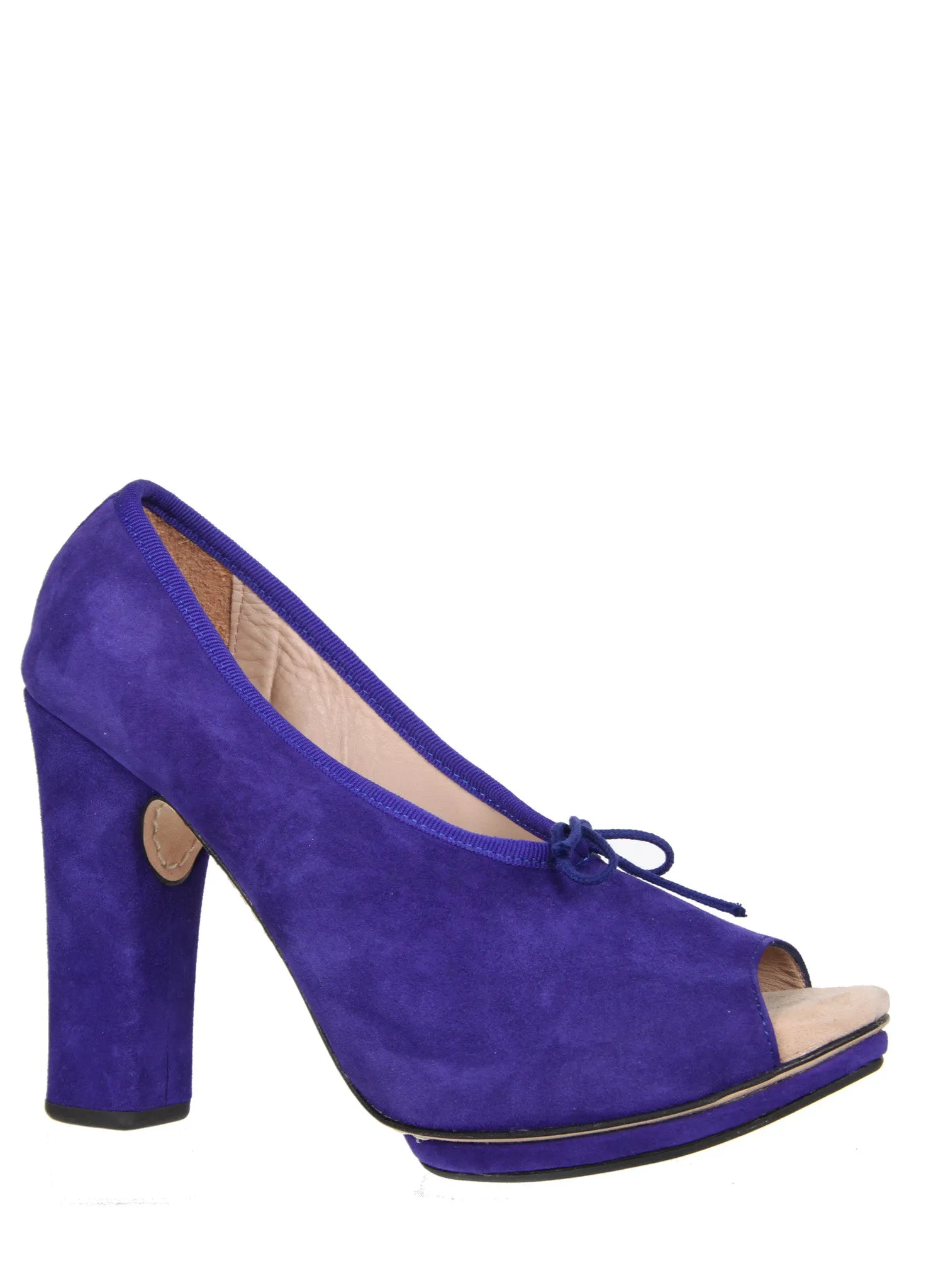 Mila Block Heel, Purple