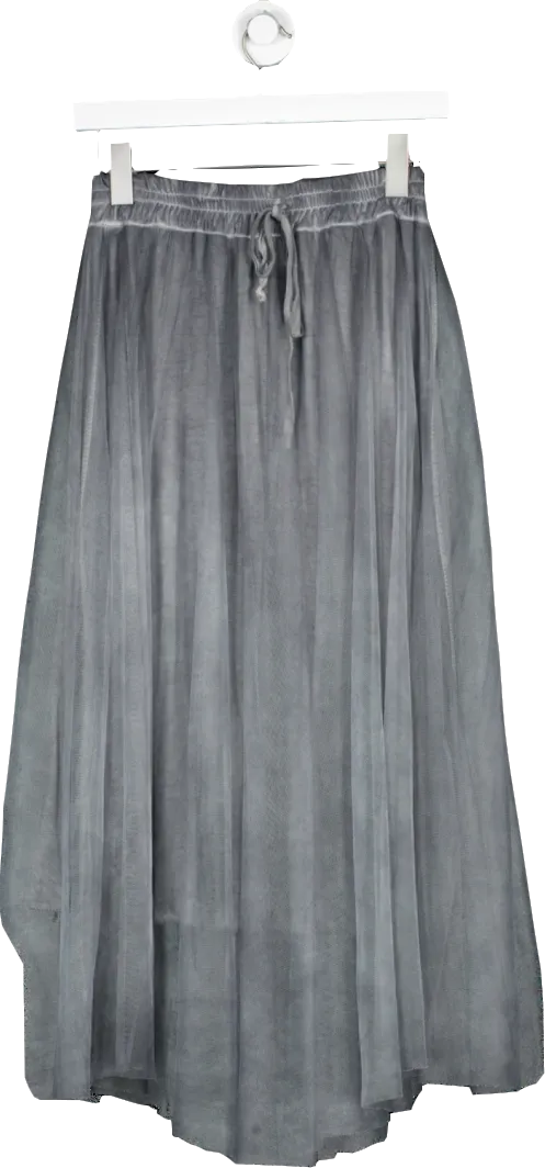 Miss Sugar Grey Tulle Skirt UK S