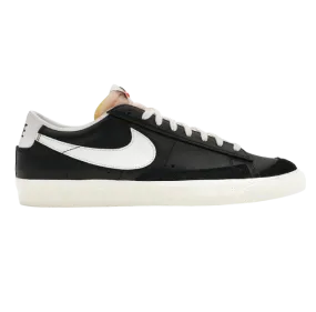 Nike Men's Blazer Low '77 Vintage Shoes - Black / Sail / White