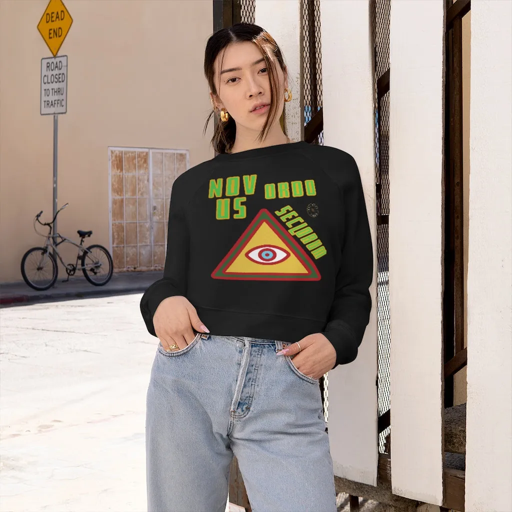 Novus Ordo Seclorum Cropped Fleece Pullover