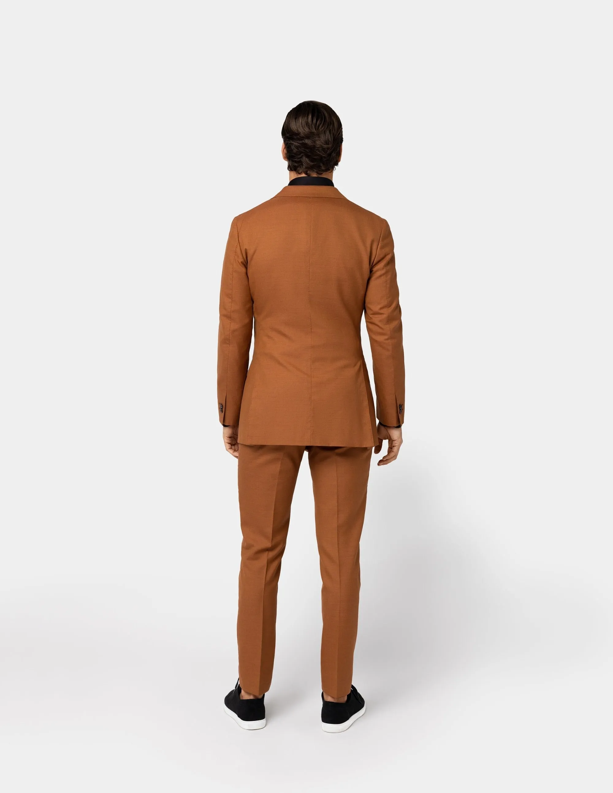 Orange Double Breasted Suit