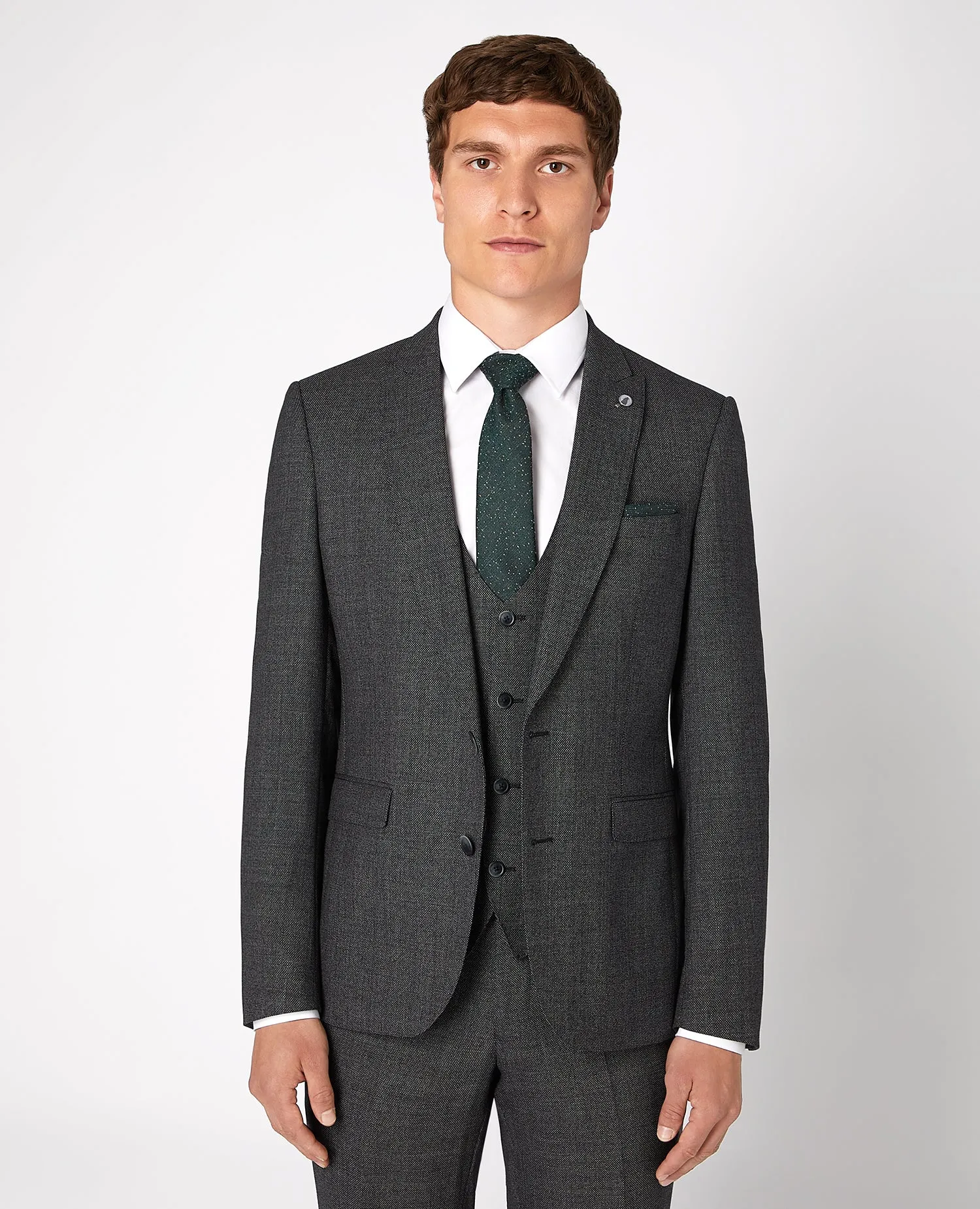 REMUS UOMO Slim Fit Wool Rich Mix & Match Suit/Grey - New AW22