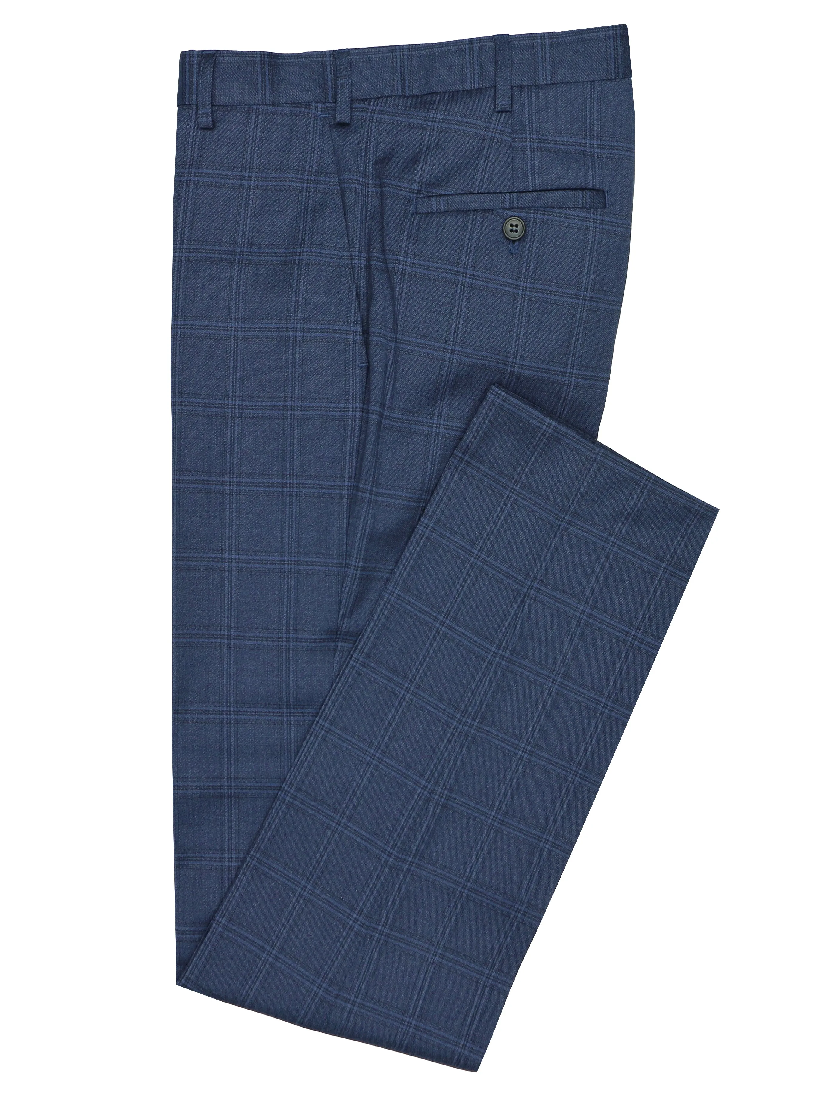 Ritchie Edward Blue Checked Suit