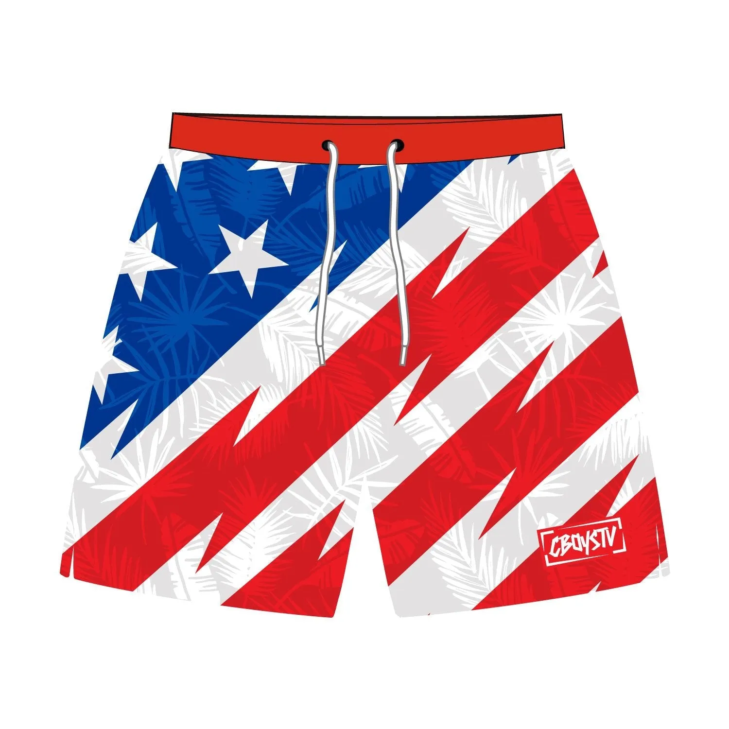 RWB Party Suit Shorts