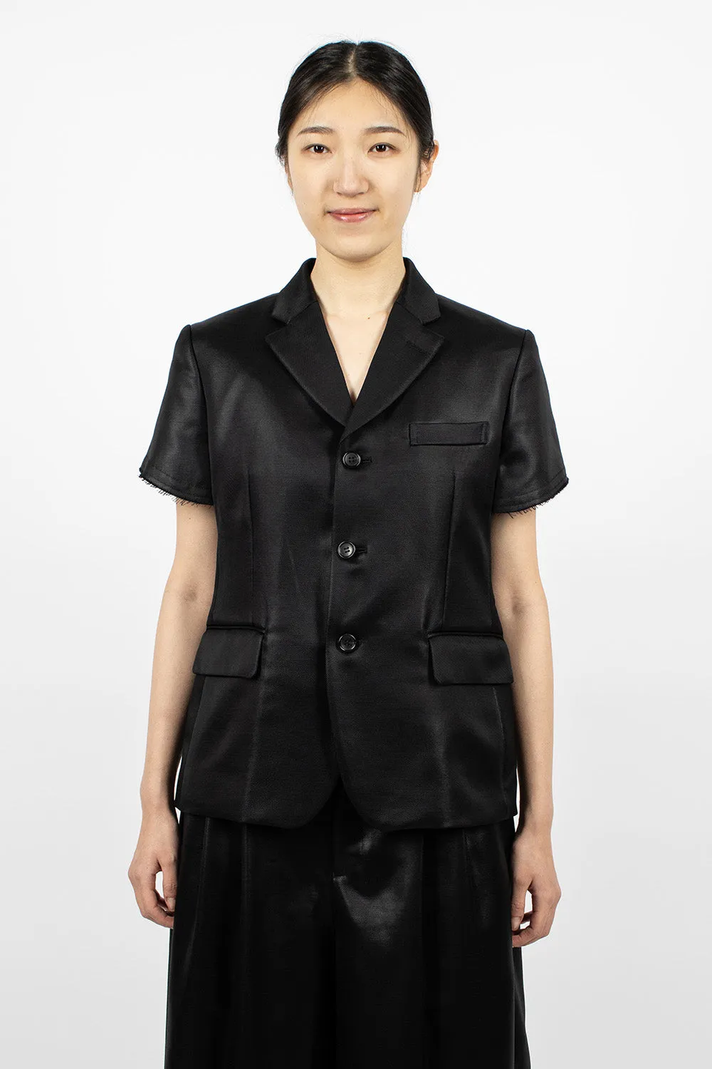 Short-sleeved Jacket Black