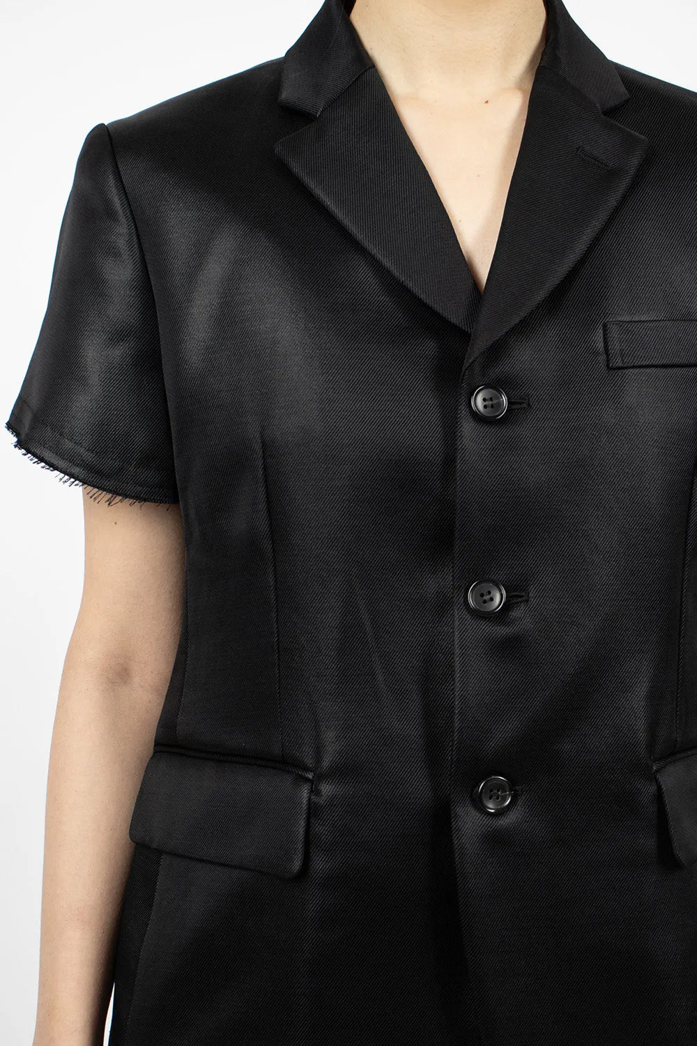 Short-sleeved Jacket Black