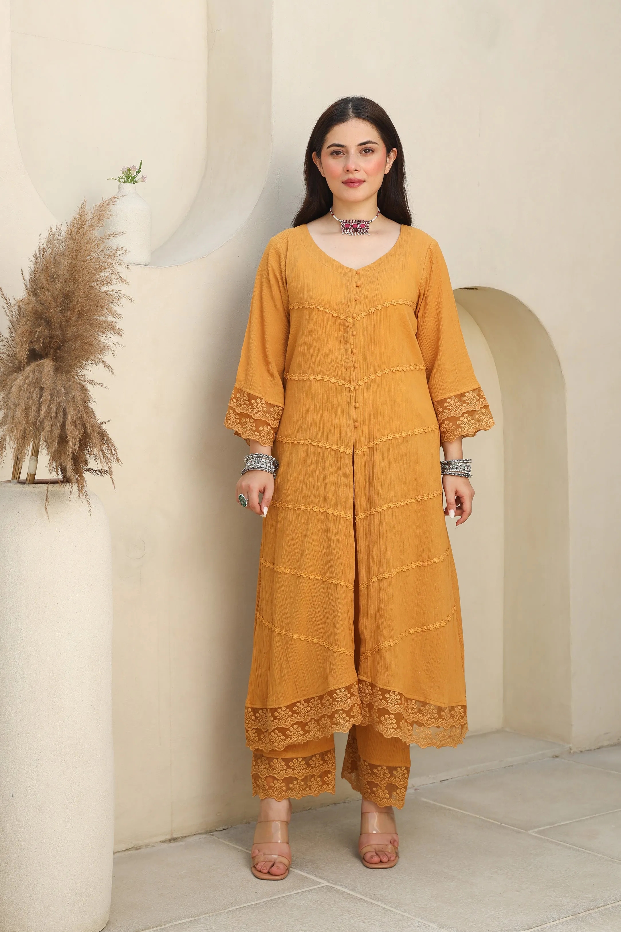 Sunshine Bliss Cotton Gauze Suit Set