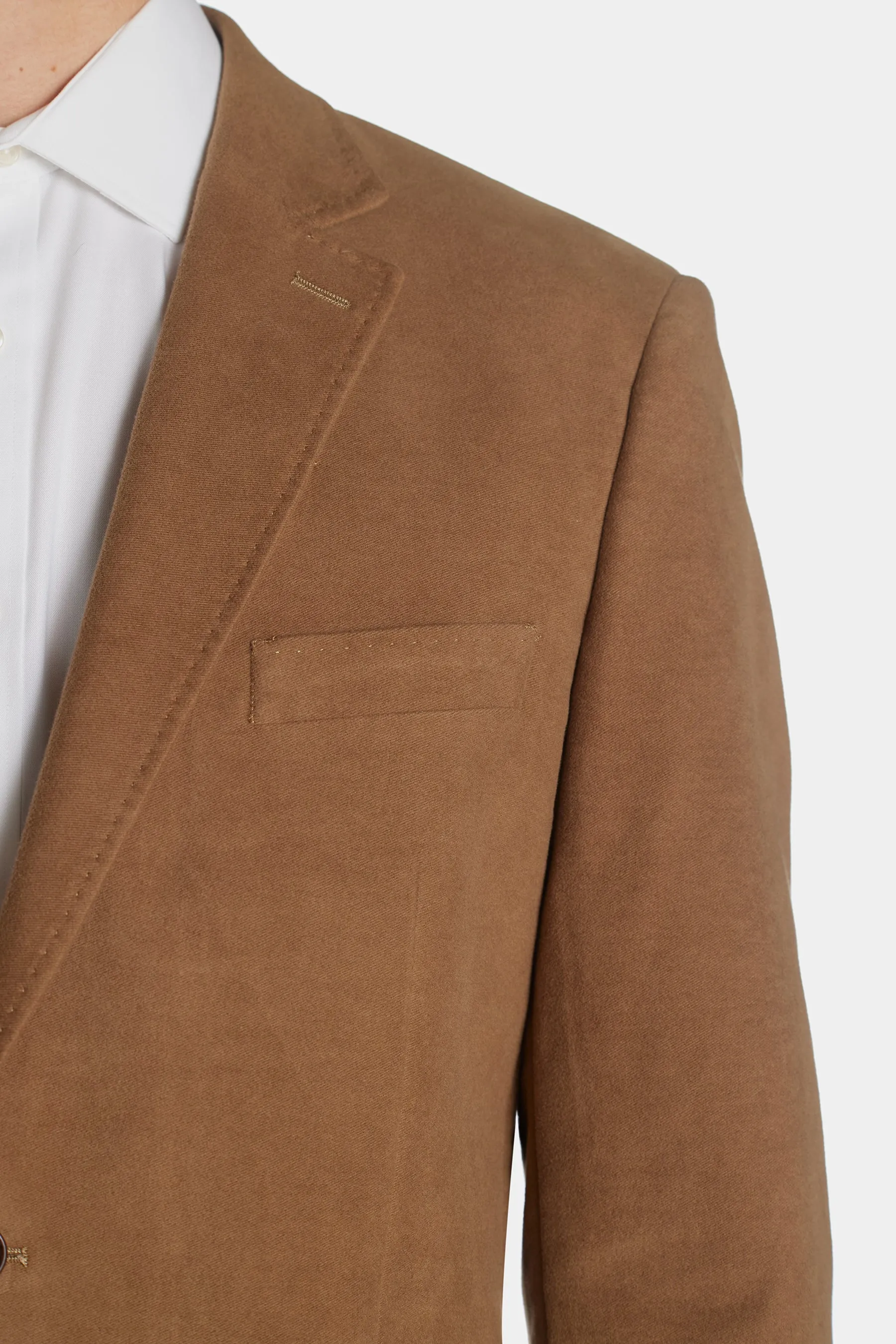 Tan Italian Moleskin Jacket