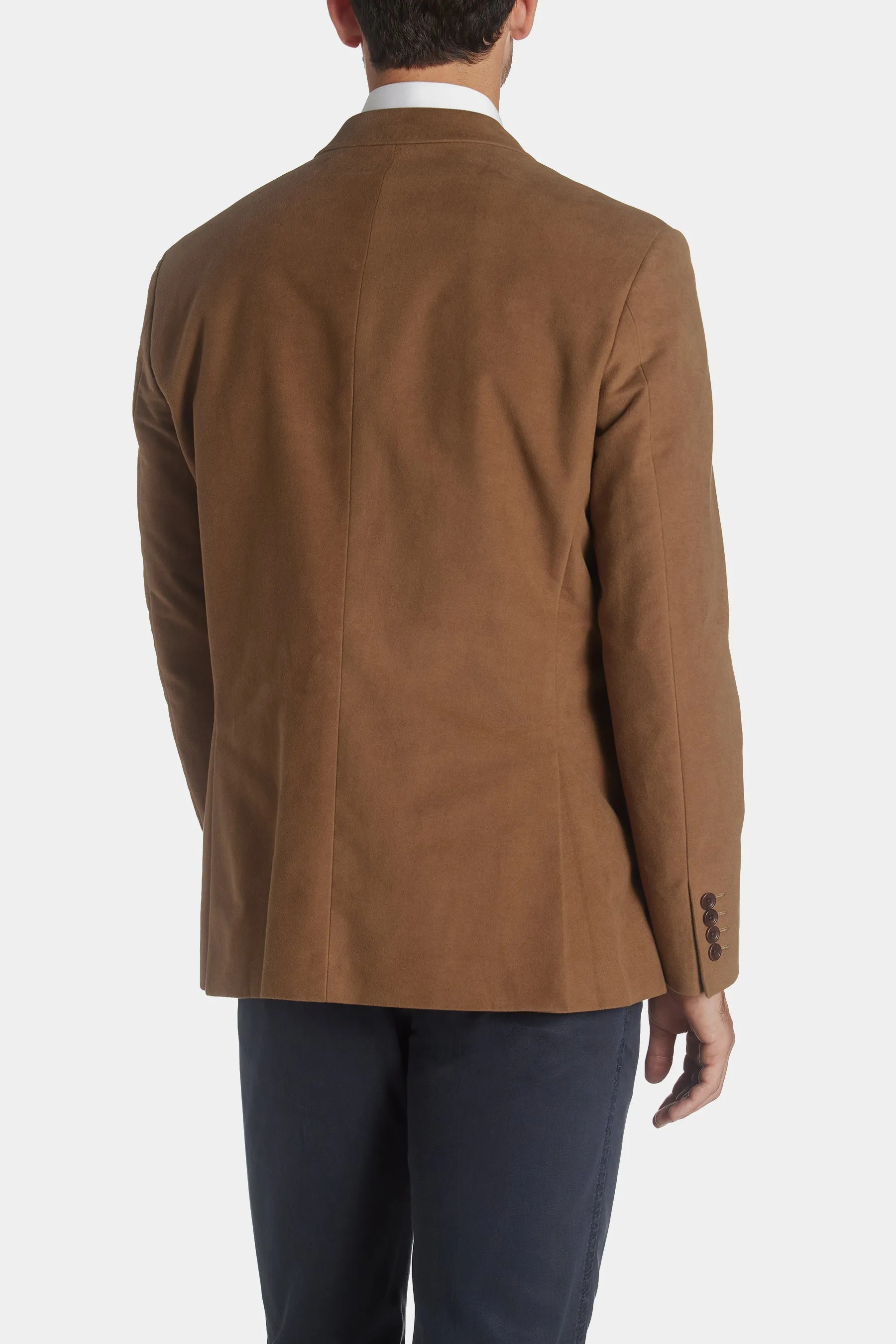 Tan Italian Moleskin Jacket