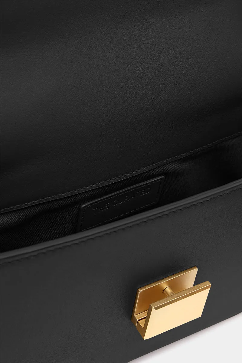 THE MINI SHOULDER BAG - SMOOTH BLACK