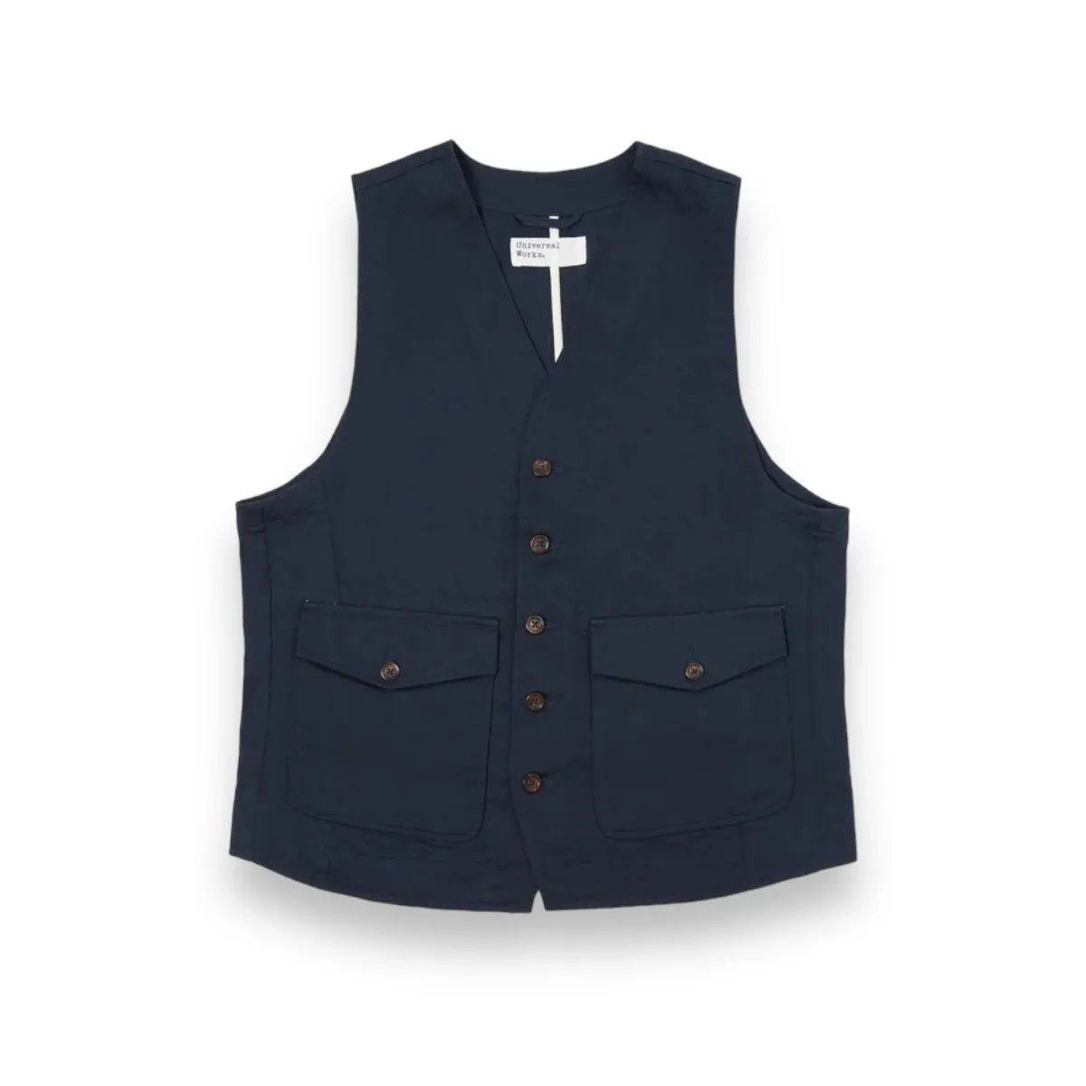 Universal Works Field Waistcoat 00180 Twill navy